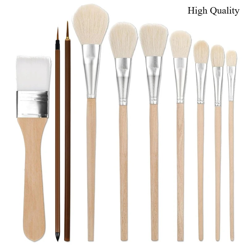 Gouache Paint Set - 7/10/11 Stuks Professionele Geitenhaar Blend Mop