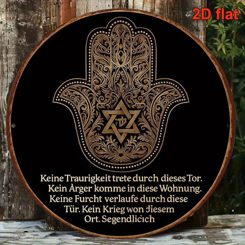 Art & Craft Paper For Kids - CIFBUY Vintage Aluminium Wanddecoratie Waterdicht Duurzaam