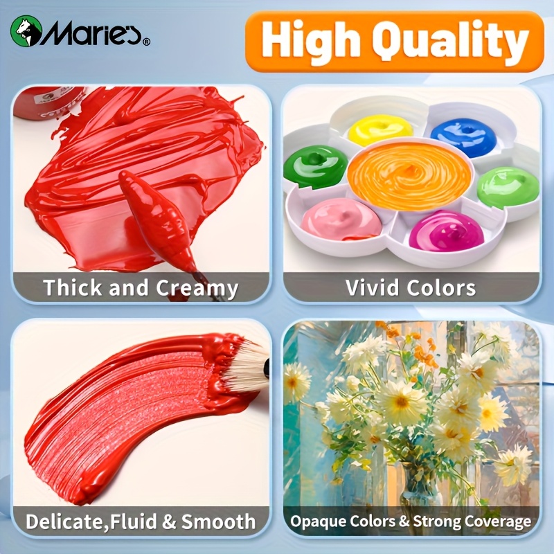 Gouacheverfset 36 kleuren 12 m - Gouache Paint Set recensie en prijs
