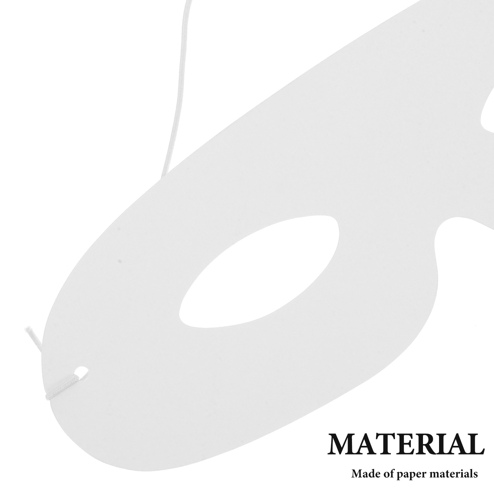 20 stuks papieren gezichtsmask - Art Craft With Paper recensie en prijs