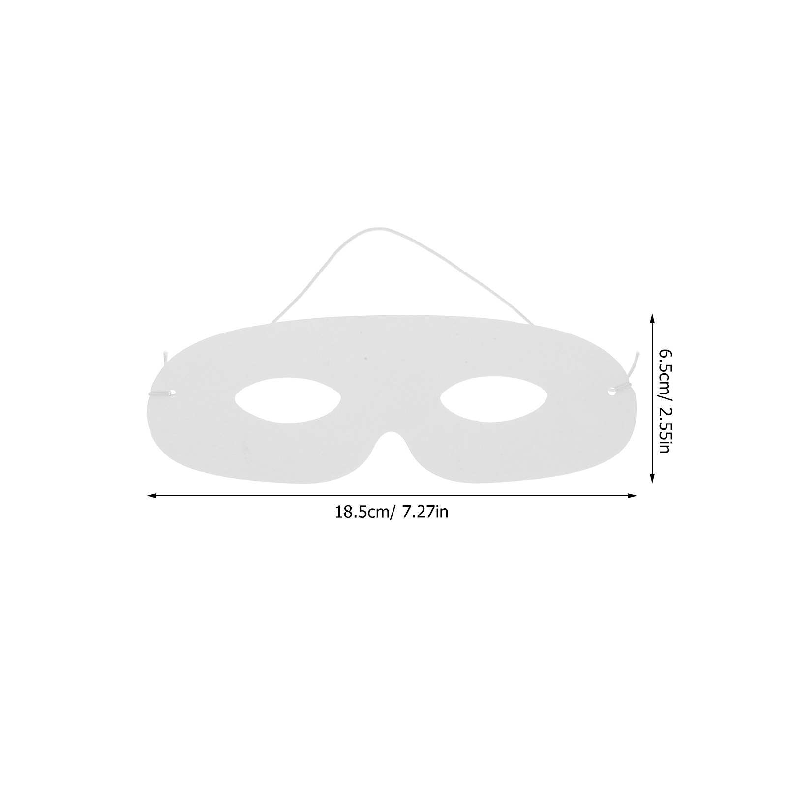 20 stuks papieren gezichtsmask - Art Craft With Paper recensie en prijs