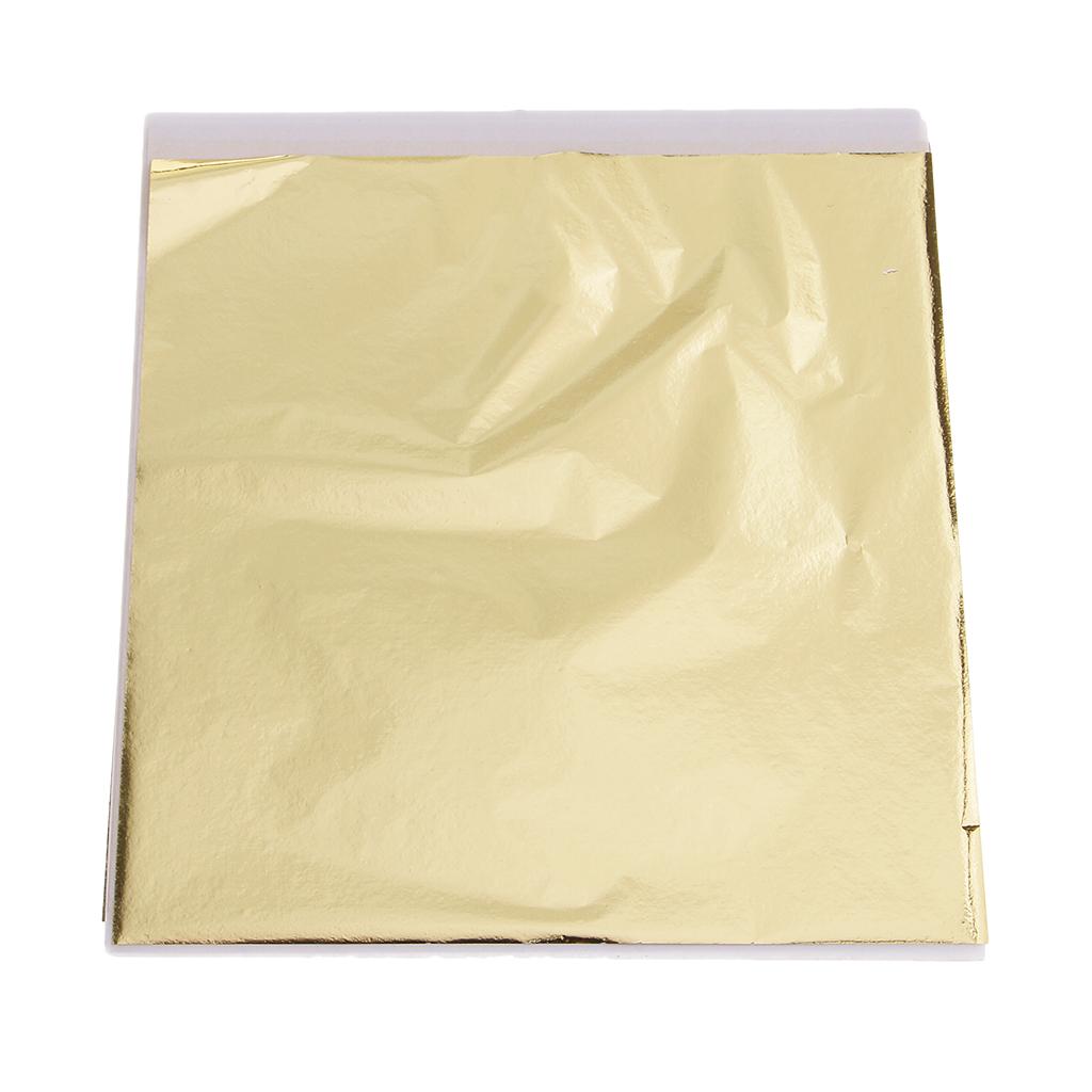 100x 14cm bladgoud vellen verg - Art Craft With Paper recensie en prijs