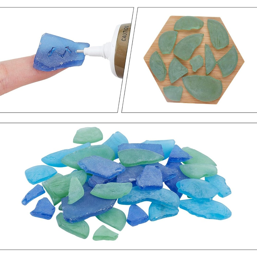 3-kleuren glas kobaltblauw aqu - Art Craft Kit recensie en prijs