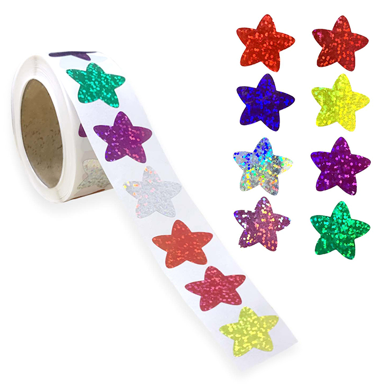 500 Stuks/Roll Kleurrijke Ster - School Of Art X Craft recensie en prijs
