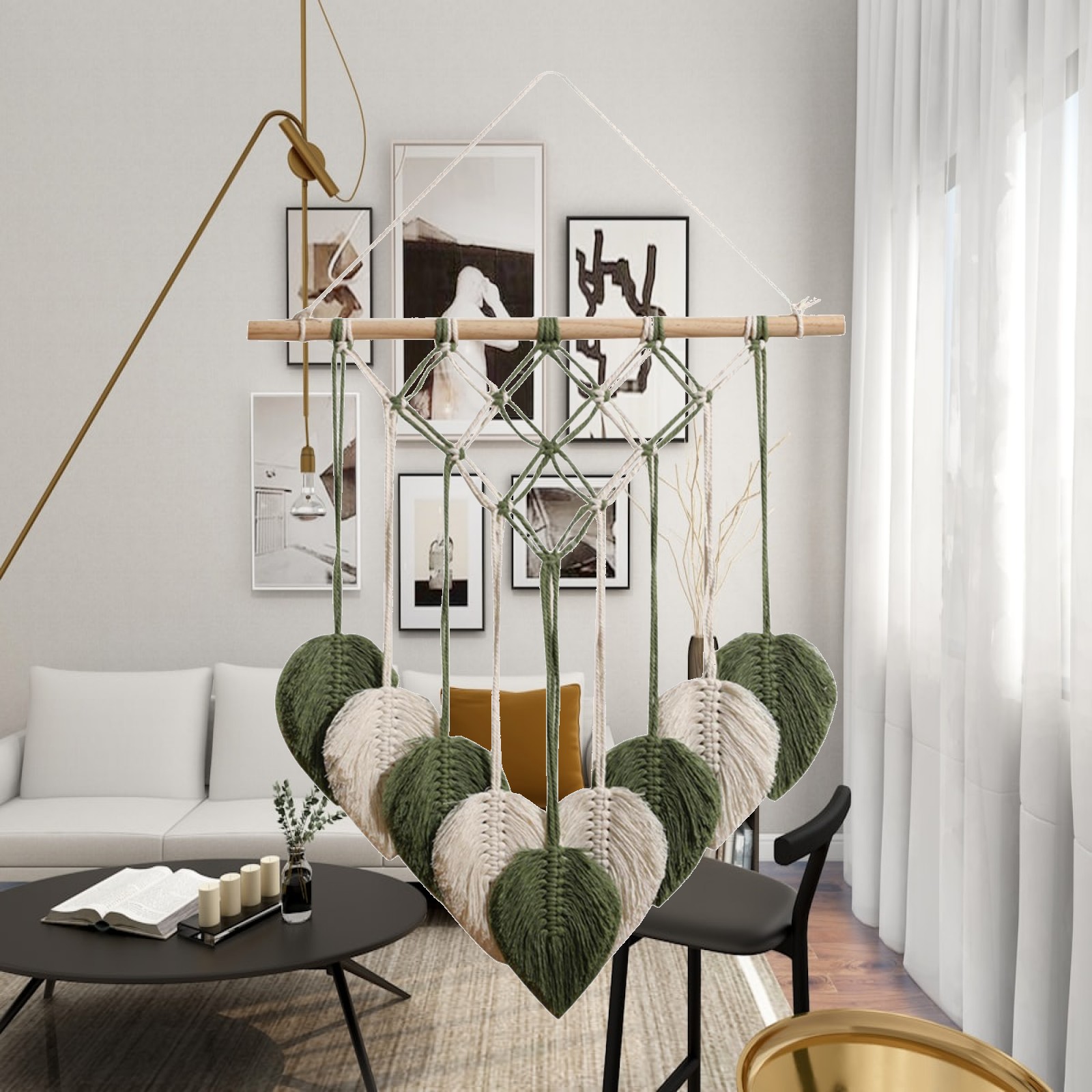 Geweven wandtapijt macrame wan - Art And Craft For Nursery recensie en prijs