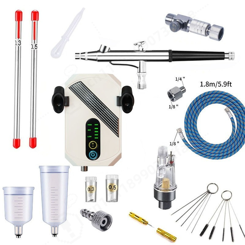 Mini Airbrush Compressor Set,  - Art Craft Kit recensie en prijs
