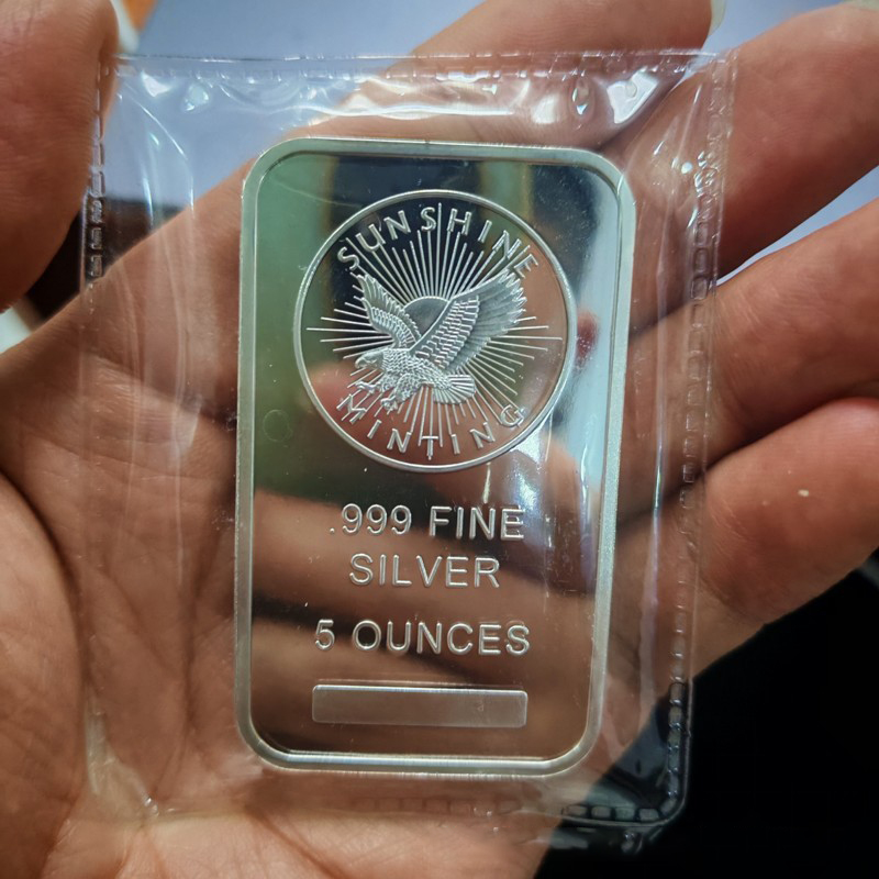 5 Oz Sunshine Minting Silver B - Art Craft Bar recensie en prijs