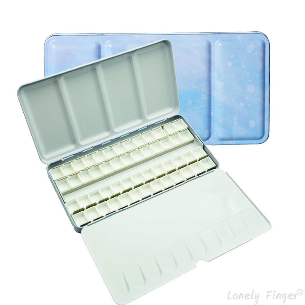 Leeg aquarelverfpalette blikje - Gouache Paint Set recensie en prijs